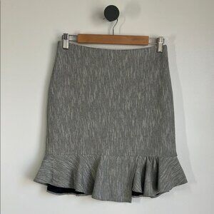 Tibi Crossover Ruffle Hem Skirt - 4